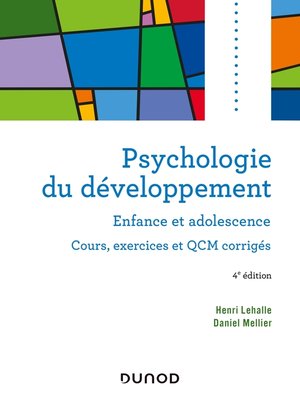 cover image of Psychologie du développement--4e éd.